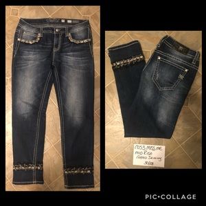 Miss Me Mid Rise Cuffed Skinny Jeans